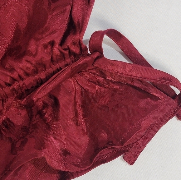 Band of The Free LEA Rhubarb Smocked Crop Top Bohemian Puffed Sleeves Medium - Picture 13 of 14